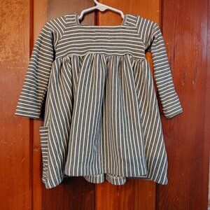 Vignette Rylie Dress Long Sleeve | Blue Stripe | 6-9 Month